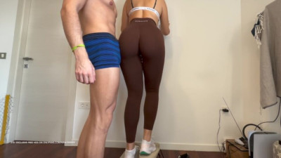 Horny NinaParker at hot guy trailer